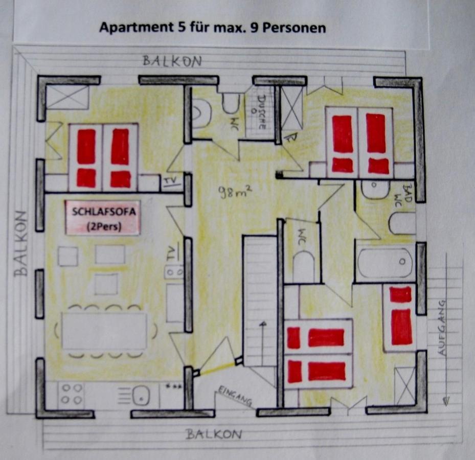 Apartments Spiegl Holzmann Бишофсхофен Экстерьер фото